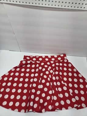 Classic Red Polka Dot Skater Skirt